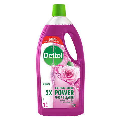 GETIT.QA- Qatar’s Best Online Shopping Website offers DETTOL ANTI-BACTERIAL POWER FLOOR CLEANER ROSE 1 LITRE at the lowest price in Qatar. Free Shipping & COD Available!