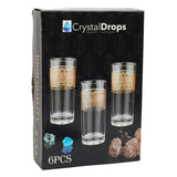 GETIT.QA- Qatar’s Best Online Shopping Website offers CRYSTAL DROPS GLASS TUMBLER 6PCS T012G16 GD at the lowest price in Qatar. Free Shipping & COD Available!