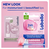 GETIT.QA- Qatar’s Best Online Shopping Website offers LABELLO LIP BALM MOISTURISING LIP CARE SOFT ROSE 4.8 G at the lowest price in Qatar. Free Shipping & COD Available!