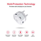 GETIT.QA- Qatar’s Best Online Shopping Website offers TRANDS 30W PD DUAL USB PORTS, TYPE-C PORTS TRAVEL CHARGER WITH TYPE-C TO LIGHTNING CABLE, WHITE at the lowest price in Qatar. Free Shipping & COD Available!