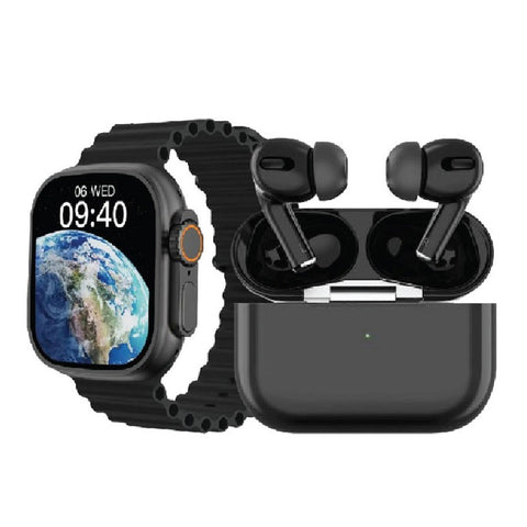 GETIT.QA- Qatar’s Best Online Shopping Website offers IENDS SMART WATCH AND EARBUDS COMBO, BLACK, IE-BD6534 at the lowest price in Qatar. Free Shipping & COD Available!