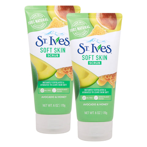 GETIT.QA- Qatar’s Best Online Shopping Website offers ST. IVES HONEY AND AVOCADO SOFT SKIN SCRUB 170 G 1+1 at the lowest price in Qatar. Free Shipping & COD Available!