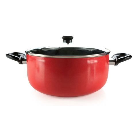 GETIT.QA- Qatar’s Best Online Shopping Website offers CHEFLINE NON-STICK DUTCH OVEN-- 26 CM-- ESNLINDDO26 at the lowest price in Qatar. Free Shipping & COD Available!