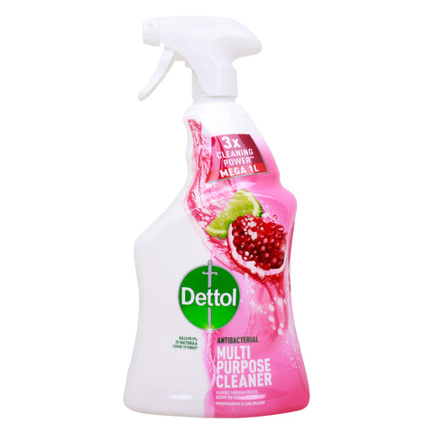 GETIT.QA- Qatar’s Best Online Shopping Website offers DETTOL DISINFECTANTS SPRAY POMEGRANATE & LIME SPLASH-- 1 LITRE at the lowest price in Qatar. Free Shipping & COD Available!