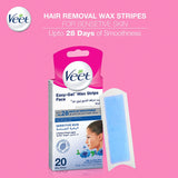 GETIT.QA- Qatar’s Best Online Shopping Website offers VEET HAIR REMOVAL FACE HAIR REMOVAL COLDWAX STRIPS 20 PCS at the lowest price in Qatar. Free Shipping & COD Available!