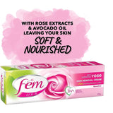 GETIT.QA- Qatar’s Best Online Shopping Website offers FEM USA HAIR REMOVAL CREAM WITH ROSE SOFT & MOISTURIZING SKIN 120 G at the lowest price in Qatar. Free Shipping & COD Available!