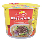 GETIT.QA- Qatar’s Best Online Shopping Website offers LUCKY ME INSTANT NOODLE SOUP BEEF MAMI 40 G at the lowest price in Qatar. Free Shipping & COD Available!