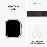 GETIT.QA- Qatar’s Best Online Shopping Website offers APPLE WATCH ULTRA 2 GPS + CELLULAR, TITANIUM CASE WITH BLUE/BLACK TRAIL LOOP, 49 MM, S/M, MRF53AE/A at the lowest price in Qatar. Free Shipping & COD Available!