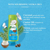 GETIT.QA- Qatar’s Best Online Shopping Website offers VATIKA NATURALS VOLUME & THICKNESS CONDITIONER ENRICHED WITH COCONUT & CASTOR 200 ML at the lowest price in Qatar. Free Shipping & COD Available!