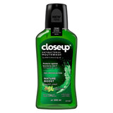 GETIT.QA- Qatar’s Best Online Shopping Website offers CLOSEUP ANTIBACTERIAL MOUTHWASH NATURE BOOST 300 ML at the lowest price in Qatar. Free Shipping & COD Available!