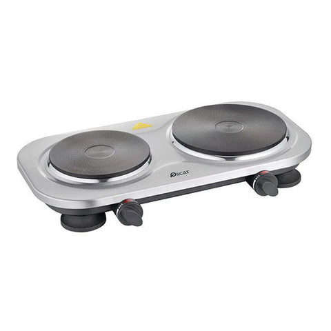 GETIT.QA- Qatar’s Best Online Shopping Website offers OSCAR DOUBLE HOT PLATE OHP-20S 2500W at the lowest price in Qatar. Free Shipping & COD Available!