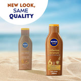 GETIT.QA- Qatar’s Best Online Shopping Website offers NIVEA INTENSE BRONZE TANNING SUN LOTION SPF6 200 ML at the lowest price in Qatar. Free Shipping & COD Available!