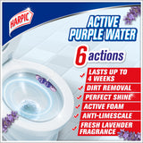 GETIT.QA- Qatar’s Best Online Shopping Website offers HARPIC ACTIVE PURPLE WATER TOILET CLEANER RIM BLOCK LAVENDER MEADOWS 2 X 35 G
 at the lowest price in Qatar. Free Shipping & COD Available!