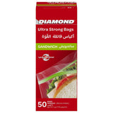 GETIT.QA- Qatar’s Best Online Shopping Website offers DIAMOND ULTRA STRONG ZIPPER SANDWICH BAGS OXO-BIODEGRADABLE SIZE 16.5 X 14.9CM 50PCS at the lowest price in Qatar. Free Shipping & COD Available!