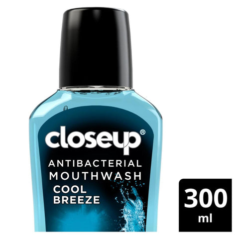 GETIT.QA- Qatar’s Best Online Shopping Website offers CLOSEUP ANTIBACTERIAL MOUTHWASH COOL BREEZE 300 ML at the lowest price in Qatar. Free Shipping & COD Available!