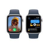 GETIT.QA- Qatar’s Best Online Shopping Website offers APPLE WATCH SE GPS, SILVER ALUMINIUM CASE WITH STORM BLUE SPORT BAND, 44 MM, M/L, MREE3 at the lowest price in Qatar. Free Shipping & COD Available!