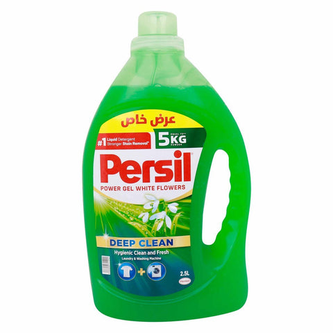 GETIT.QA- Qatar’s Best Online Shopping Website offers PERSIL WHITE FLOWERS POWER GEL VALUE PACK 2.5 LITRES
 at the lowest price in Qatar. Free Shipping & COD Available!