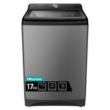 GETIT.QA- Qatar’s Best Online Shopping Website offers HISENSE TOP LOAD FULLY AUTOMAIC WASHING MACHINE, 17 KG, 700 RPM, TITANIUM GREY, WT3T1723UT at the lowest price in Qatar. Free Shipping & COD Available!