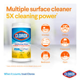 GETIT.QA- Qatar’s Best Online Shopping Website offers CLOROX DISINFECTING WET WIPES CRISP LEMON 75 PCS
 at the lowest price in Qatar. Free Shipping & COD Available!