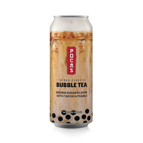 GETIT.QA- Qatar’s Best Online Shopping Website offers POCAS TAIWAN CLASSIC BUBBLE TEA BROWN SUGAR FLAVOR WITH TAPIOCA PEARLS 490 ML
 at the lowest price in Qatar. Free Shipping & COD Available!