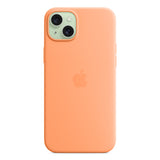 GETIT.QA- Qatar’s Best Online Shopping Website offers APPLE IPHONE 15 PLUS SILICONE CASE WITH MAGSAFE, ORANGE SORBET, MT173ZM/A at the lowest price in Qatar. Free Shipping & COD Available!