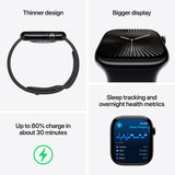 GETIT.QA- Qatar’s Best Online Shopping Website offers PRE-ORDER APPLE WATCH SERIES 10 GPS + CELLULAR, 42MM JET BLACK ALUMINIUM CASE WITH BLACK SPORT BAND - S/M, MWX63QA/A at the lowest price in Qatar. Free Shipping & COD Available!