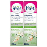 GETIT.QA- Qatar’s Best Online Shopping Website offers VEET HAIR REMOVAL CREAM DRY SKIN 2 X 100 G at the lowest price in Qatar. Free Shipping & COD Available!