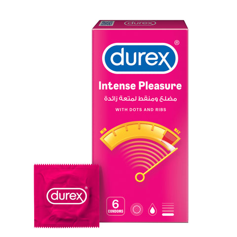 GETIT.QA- Qatar’s Best Online Shopping Website offers DUREX INTENSE PLEASURE CONDOM 6 PCS at the lowest price in Qatar. Free Shipping & COD Available!