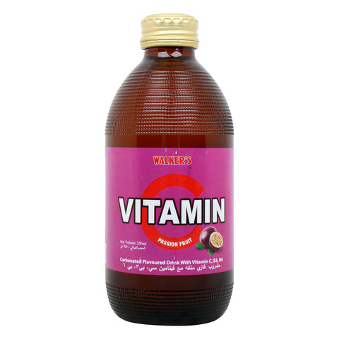 GETIT.QA- Qatar’s Best Online Shopping Website offers WALKER'S VITAMIN C CARBONATED PASSION FRUIT FLAVOURED DRINK 250 ML
 at the lowest price in Qatar. Free Shipping & COD Available!