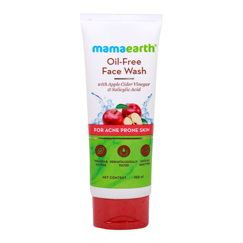 GETIT.QA- Qatar’s Best Online Shopping Website offers MAMAEARTH OIL-FREE FACE WASH WITH APPLE CIDER VINEGAR & SALICYLIC ACID 100 ML at the lowest price in Qatar. Free Shipping & COD Available!