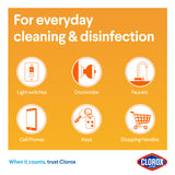 GETIT.QA- Qatar’s Best Online Shopping Website offers CLOROX DISINFECTING WET WIPES CRISP LEMON 35 PCS
 at the lowest price in Qatar. Free Shipping & COD Available!