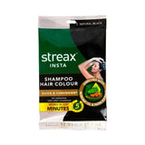 GETIT.QA- Qatar’s Best Online Shopping Website offers STREAX NATURAL BLACK HAIR COLOUR SHAMPOO 12.5 ML at the lowest price in Qatar. Free Shipping & COD Available!