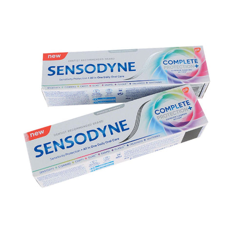 GETIT.QA- Qatar’s Best Online Shopping Website offers SENSODYNE ADVANCED WHITENING COMPLETE PROTECTION TOOTHPASTE VALUE PACK-- 2 X 75 ML at the lowest price in Qatar. Free Shipping & COD Available!