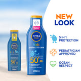 GETIT.QA- Qatar’s Best Online Shopping Website offers NIVEA KIDS SUN LOTION PROTECT & CARE SPF 50+ 200 ML at the lowest price in Qatar. Free Shipping & COD Available!