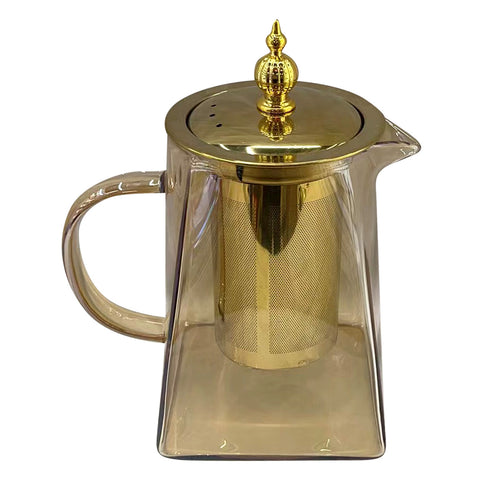 GETIT.QA- Qatar’s Best Online Shopping Website offers CRYSTAL DROPS GLASS TEA POT-- 950 ML-- 16339-1MKT at the lowest price in Qatar. Free Shipping & COD Available!