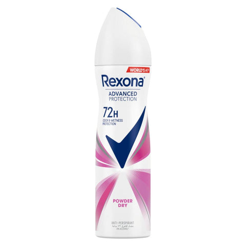 GETIT.QA- Qatar’s Best Online Shopping Website offers REXONA FOR WOMEN ANTIPERSPIRANT DEODORANT SPRAY POWDER DRY 150 ML at the lowest price in Qatar. Free Shipping & COD Available!