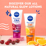 GETIT.QA- Qatar’s Best Online Shopping Website offers NIVEA BODY LOTION NATURAL GLOW VITAMIN C & A CHERRY SCENT 180 ML at the lowest price in Qatar. Free Shipping & COD Available!