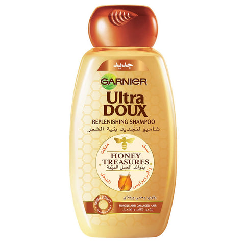 GETIT.QA- Qatar’s Best Online Shopping Website offers GARNIER SHAMPOO ULTRA DOUX HONEY TREASURES 400 ML at the lowest price in Qatar. Free Shipping & COD Available!
