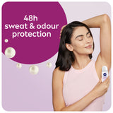 GETIT.QA- Qatar’s Best Online Shopping Website offers NIVEA ANTIPERSPIRANT ROLL-ON FOR WOMEN PEARL & BEAUTY VALUE PACK 2 X 50 ML at the lowest price in Qatar. Free Shipping & COD Available!