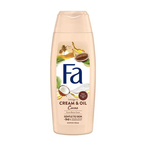 GETIT.QA- Qatar’s Best Online Shopping Website offers FA CACAO CREAM & OIL SHOWER CREAM 250 ML at the lowest price in Qatar. Free Shipping & COD Available!