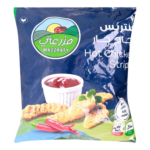 GETIT.QA- Qatar’s Best Online Shopping Website offers MAZZRATY HOT CHICKEN STRIPS-- 750 G at the lowest price in Qatar. Free Shipping & COD Available!