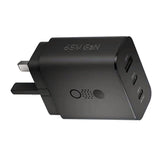 CMF by Nothing Power 65W GaN 3 Port Mobile Charger Adapter, Compatible Devices with USB-A & Type-C, Dark Grey - GETIT.QA
