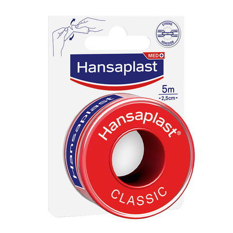 GETIT.QA- Qatar’s Best Online Shopping Website offers HANSAPLAST FIXATION TAPE CLASSIC (5M X 2.5CM) 1 PC at the lowest price in Qatar. Free Shipping & COD Available!