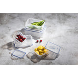 GETIT.QA- Qatar’s Best Online Shopping Website offers LOCK & LOCK RECTANGULAR FOOD CONTAINER-- 1 L-- CLEAR-- HPL817 at the lowest price in Qatar. Free Shipping & COD Available!