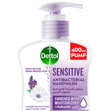 GETIT.QA- Qatar’s Best Online Shopping Website offers DETTOL HANDWASH LIQUID SOAP SENSITIVE PUMP LAVENDER & WHITE MUSK FRAGRANCE 400 ML at the lowest price in Qatar. Free Shipping & COD Available!