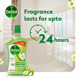 GETIT.QA- Qatar’s Best Online Shopping Website offers DETTOL GREEN APPLE ANTIBACTERIAL POWER FLOOR CLEANER 900 ML
 at the lowest price in Qatar. Free Shipping & COD Available!