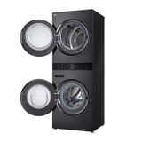 GETIT.QA- Qatar’s Best Online Shopping Website offers LG 24'' WASH TOWER, 12/10 KG, BLACK STEEL, W4W8BVKKZHM at the lowest price in Qatar. Free Shipping & COD Available!