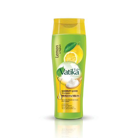 GETIT.QA- Qatar’s Best Online Shopping Website offers VATIKA NATURALS DANDRUFF GUARD SHAMPOO LEMON & YOGHURT REMOVES DANDRUFF FROM FIRST WASH-- 400 ML at the lowest price in Qatar. Free Shipping & COD Available!