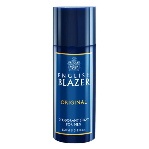 GETIT.QA- Qatar’s Best Online Shopping Website offers ENGLISH BLAZER ORIGINAL DEODORANT SPRAY FOR MEN 150 ML at the lowest price in Qatar. Free Shipping & COD Available!