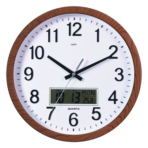 GETIT.QA- Qatar’s Best Online Shopping Website offers SPLENDOR ERIC WALL CLOCK, 36 CM, CHERRY, PW288-1706 at the lowest price in Qatar. Free Shipping & COD Available!